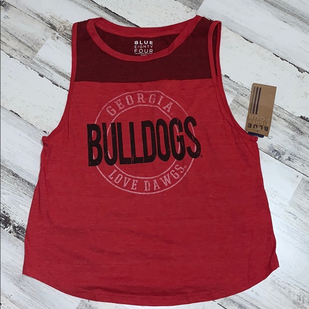 Georgia Bulldogs ladies muscle tank